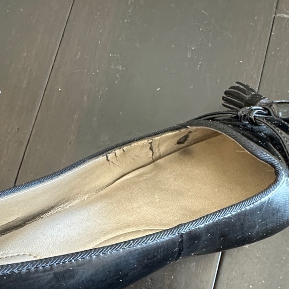 Coach Black Tassel Flats - Picture 6 of 10